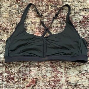 Lululemon sports bra, gray. Reversible. Size 8-10
